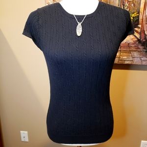 Knit top black